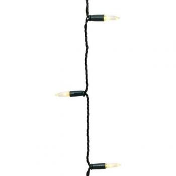 MARELIDA Pisello Weihnachtslichtkette 20 LED – 1,9 m, Außen, bernstein, 20 Flammen