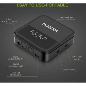 AptX HD Bluetooth 5.0 Wireless Adapter RCA/SPDIF/3.5mm