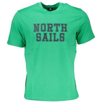 North Sails Green Cotton T-Shirt