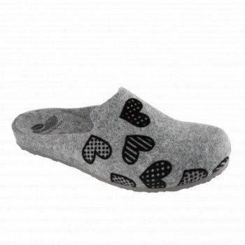 Scholl Laye Print Feltro Foderato Donna Grigio 37