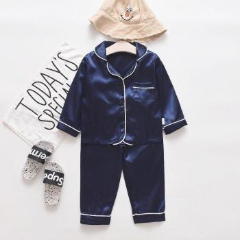 DIIMUU Satin Pajamas for Boys and Girls