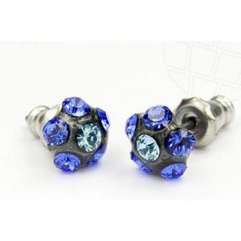 Ohrstecker 'Florida' von gogoritas® aus Swarovski Elements (Sapphire und Aquamarine)