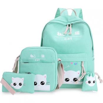 Girls' School Satchel Backpack Set