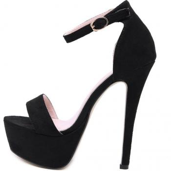 Tacones Altos con Estilo Gladiador y Correa Tobillo Mujer
