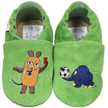 Hobea Kinderfußball-Maus‑Schuh – Grüne Version