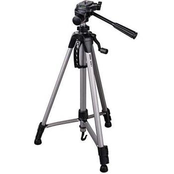 Dorr 380064 Friend IV Tripod – 3‑Wege‑Schwenkkopf, Schwarzes Alu