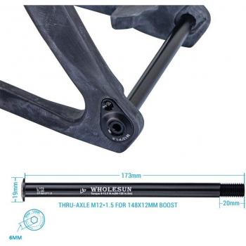 Boost Thru Axle 148x12mm for Rear Hubs