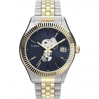 Reloj de mujer Timex Waterbury con ilustración de Snoopy (36 mm de diámetro)