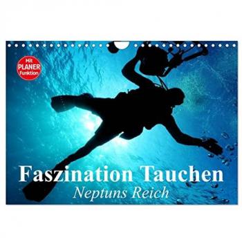 Faszination Tauchen. Neptuns Reich (Wandkalender 2025 DIN A4 quer) CALVENDO Monatskalender