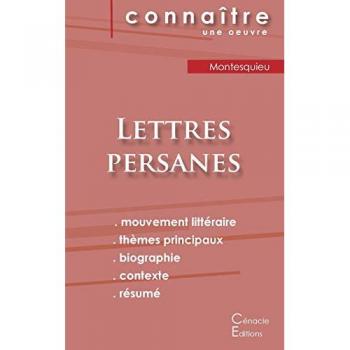 Fiche de lecture Lettres persanes de Montesquieu (analyse littéraire de référence et résumé complet)