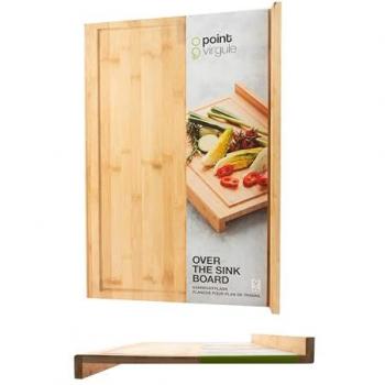 Surface de Travail en Bambou FSC 40x30x4 cm