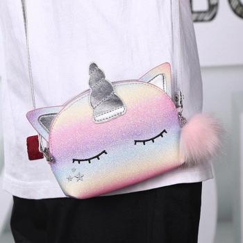 Mini Rainbow Sequin Unicorn Bag