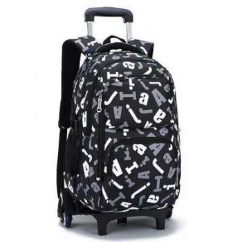 2-Wheel Kids School Trolley Bag
