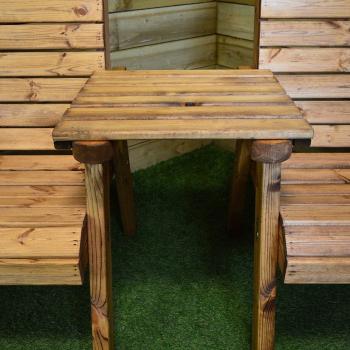 Rustic Wooden Garden Furniture Chunky Tray