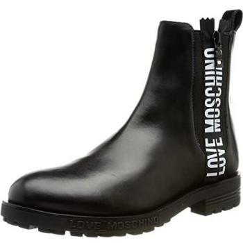 Moschino Women's Black Chelsea Ankle Boot US 6