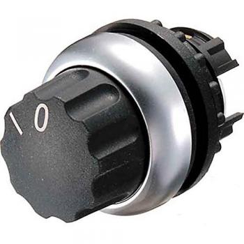 Eaton M22-WR-X92 Turn Button Actuator Black IP66 Selector Front Ring PVC Rotary Switch