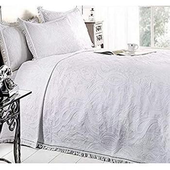 Mafalda White Bedspread for Sofa Beds