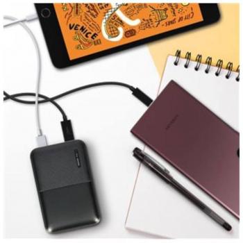 Akashi ALTPBECO5BLK Batería Externa Portátil 5000mAh Doble Salida USB Ultra Compacta Color Negro