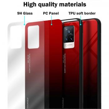 ProteggiVivo Cadorabo 2‑Colori Nero-Rosso per Smartphone