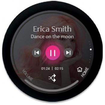 ESP32‑C3 DevKit 1,28” Écran Rond Tactile Noir Bluetooth/Wi‑Fi