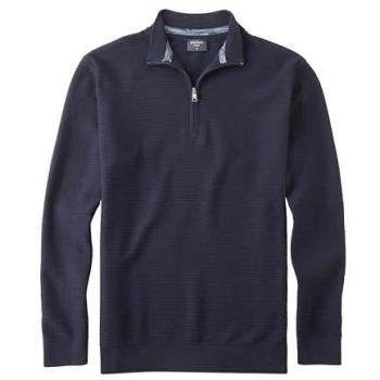 OLYMP Level Five Slim Fit Stehkragenpullover Herren Marine Größe XL
