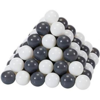 Kit 100 palline Knorrtoys Ø6 cm colore neutro