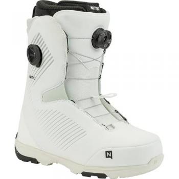 Botas de Snowboard Nitro Club Boa Unisex Blancas 28.5 / EU 43 1/3 / US 10.5