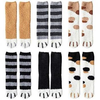 Gatto Winter Calze Tappeto Donna