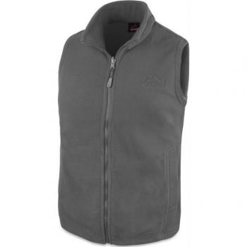 Normani Fleeceweste „Jovik“ für Herren – graue Outdoor‑Winterweste (XL)