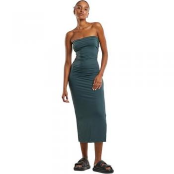 Abito donna con fascia verde – Urban Classic Midi