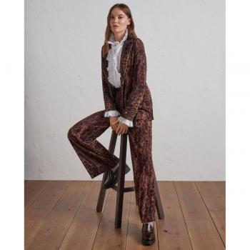 Blazer de terciopelo impreso Lloyd’s