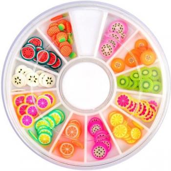 DIY Nail Decoration Polymer Clay Flakes Wheel