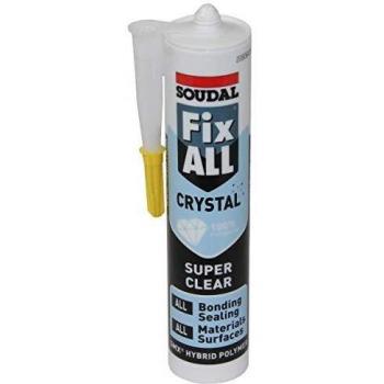 Soudal Fix All Super Strong Sealant/Adhesive Crystal Clear