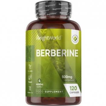 Berberina 500 mg 120 cápsulas Ayuda a Regular el Azúcar en Sangre
