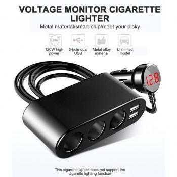 Chargeur embarqué 5 V 3,1 A, 3 fentes USB