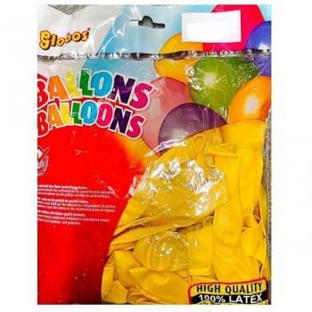 Globos de Látex con Acabado Metálico (100 Piezas)