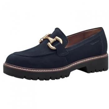 Tamaris Women's Blue Round Toe Flats Size 10 US
