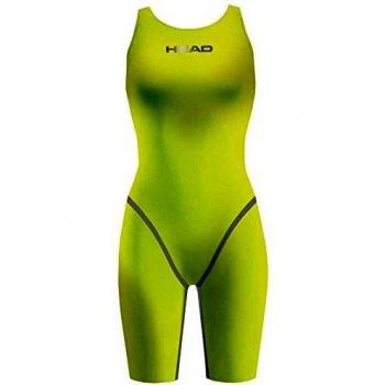HEAD Damen SWS Liquidfire Power Xt Lady Open Back Trainingsanzug in Kalk-Silber (36)