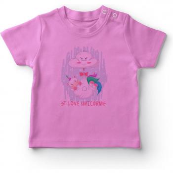 Angemiel Baby Einhorn Fantasie T-Shirt für kleine Mädchen
