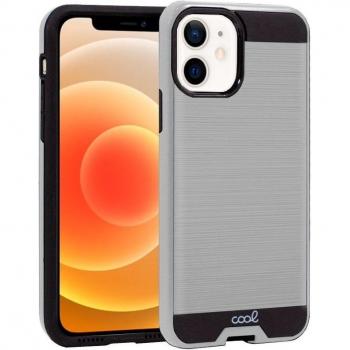 Funda COOL Aluminio Plata para iPhone 12 mini
