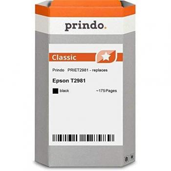 Prindo Epson T2981 (C13T29814012) Schwarzer Druckerzubehör – Alternative zur Originalpatrone