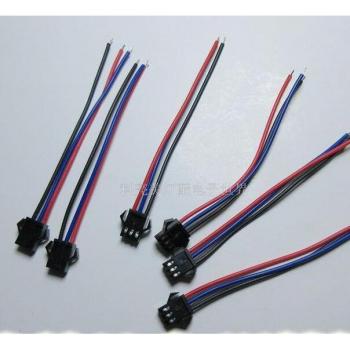 Paquete de 50 Cables JST Macho-Hembra 3 Pines para LED RGB