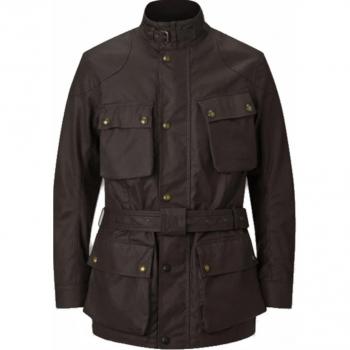 Marrone L Giacca Cera Moto Belstaff Trialmaster