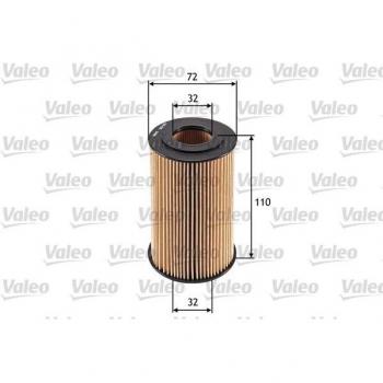 VALEO Engine Oil Filter for Kia 586565