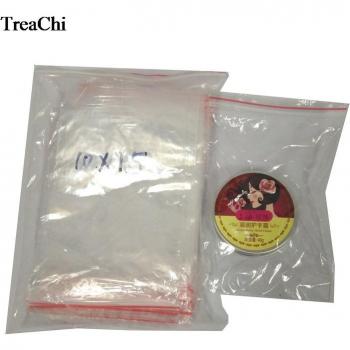 Bolsa Transparente de Polietileno con Cremallera para Joyas y Alimentos – 6C, 100 uds