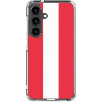 Galaxy S24 Austria Flag Flexible Multi‑Hue Case