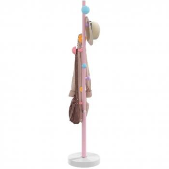 Perchero Colgador de Ropa Pasillo Hierro con Recubrimiento en Polvo Color Azul, Blanco, Rosa y más