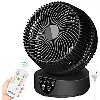 Ventilatore elettrico da scrivania SilentAir 9h timer