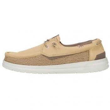 HeyDude Welsh Grip Classic en Mélange de Coton Marron