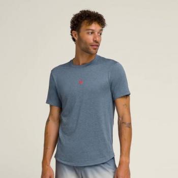 Hommes Wilson T-Shirt Bleu Performance Quotidienne